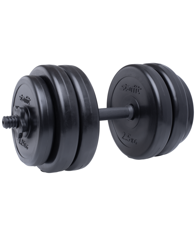 Гантель разборная пластиковая Starfit DB-704, 13,5 кг 