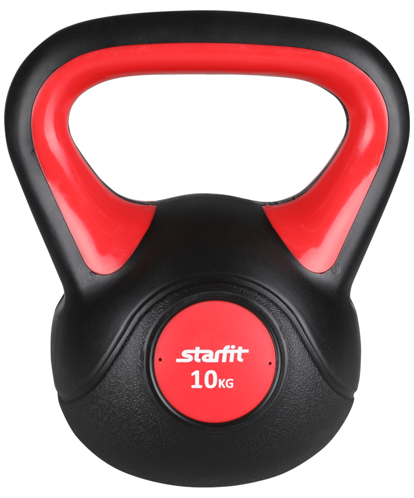 Гиря пластиковая Starfit DB-502, 10 кг, красный