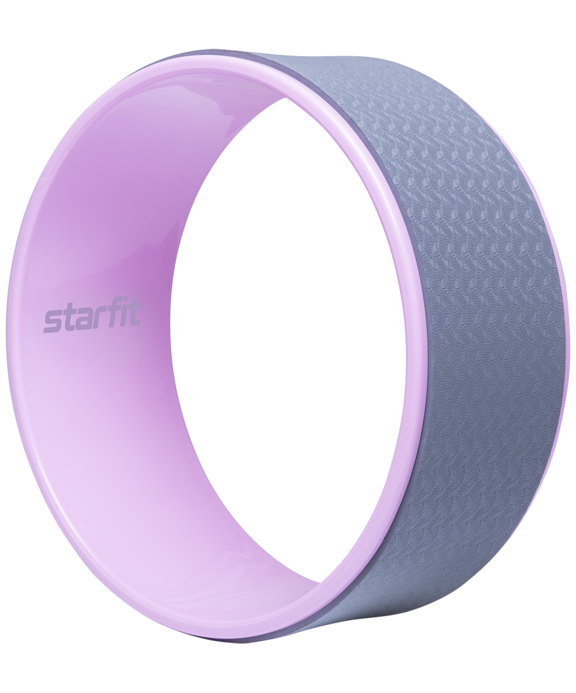 Колесо для йоги Starfit YW-101, 32 см, серо-розовый