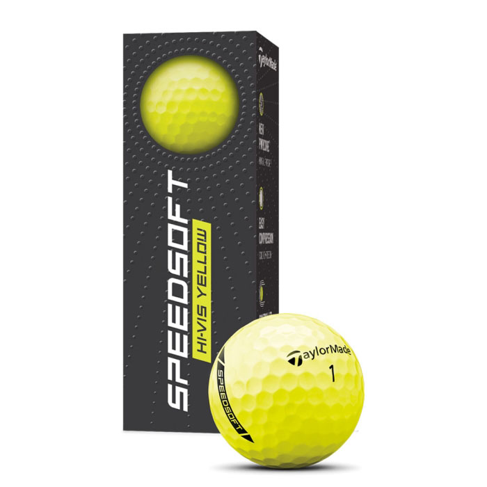 Мяч для гольфа TaylorMade SpeedSoft Yellow V9910201 3шт