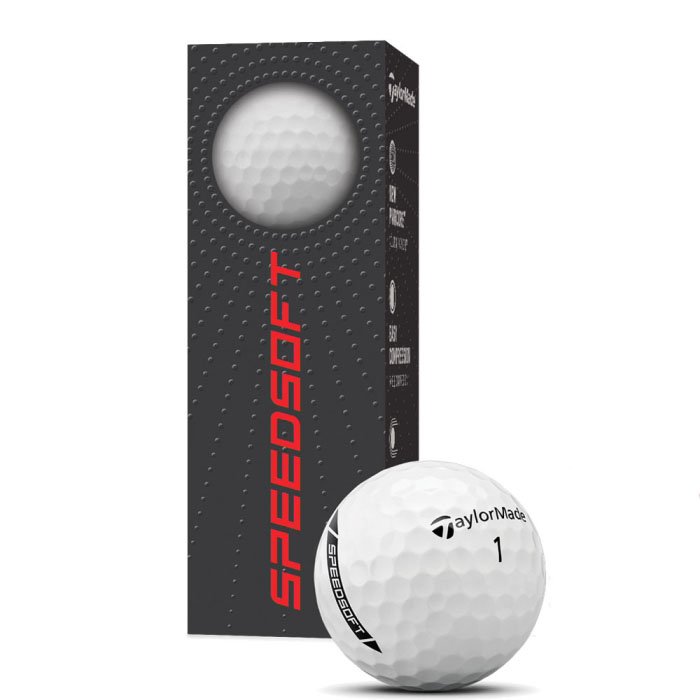 Мяч для гольфа TaylorMade SpeedSoft White N2747001 3шт