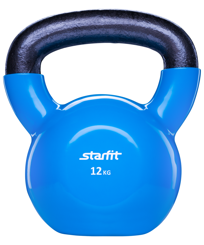 Гиря виниловая Starfit DB-401, синяя, 12 кг