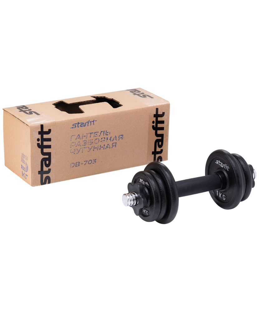 Гантель разборная чугунная Starfit DB-703, 5 кг