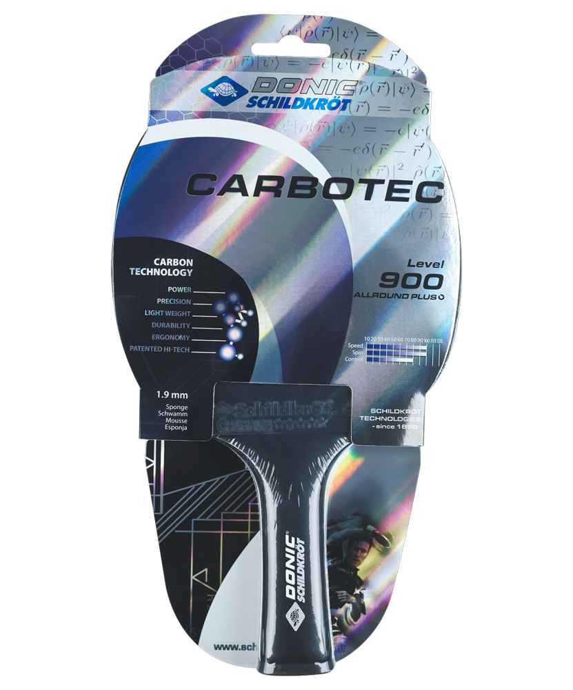 Ракетка для настольного тенниса Donic-SCHIDKROET Carbotec 900, carbon