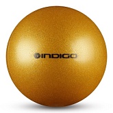 Мяч для художественной гимнастики INDIGO IN118-GOLD 19см