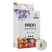 Мяч для настольного тенниса TORRES Profi 3* (6шт) TT21012