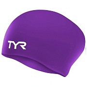 Шапочка для плавания TYR Long Hair Wrinkle-Free Silicone Cap LCSL-510