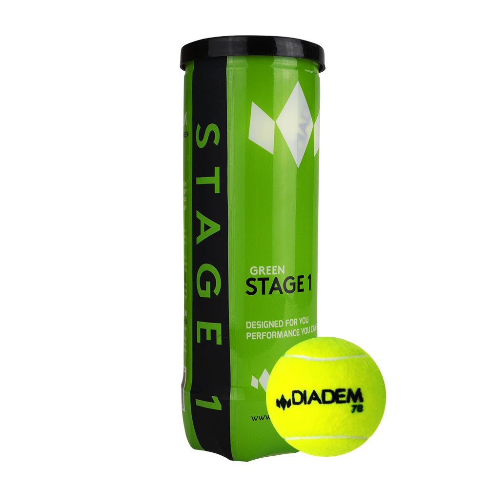 Мяч для большого тенниса DIADEM Stage 1 Green Ball BALL-CASE-GR