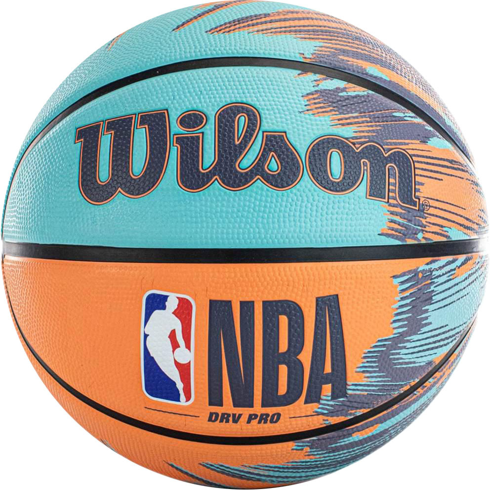 Баскетбольный мяч WILSON NBA DRV PRO STREAK BSKT 7 WZ3012501XB7  арт.WZ3012501XB7 (размер № 7, Оранжевый, Бирюзовый) в Москве и  Санкт-Петербурге. Доставка по всей России.