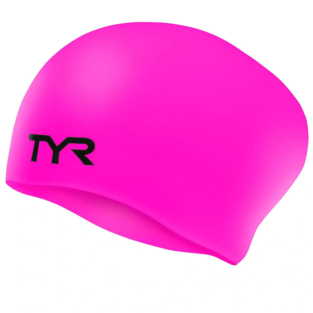 Шапочка для плавания TYR Long Hair Wrinkle-Free Silicone Cap Jr LCSJRL-693