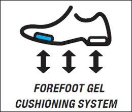 Forefoot GEL® Cushioning System (GEL® в носочной части)