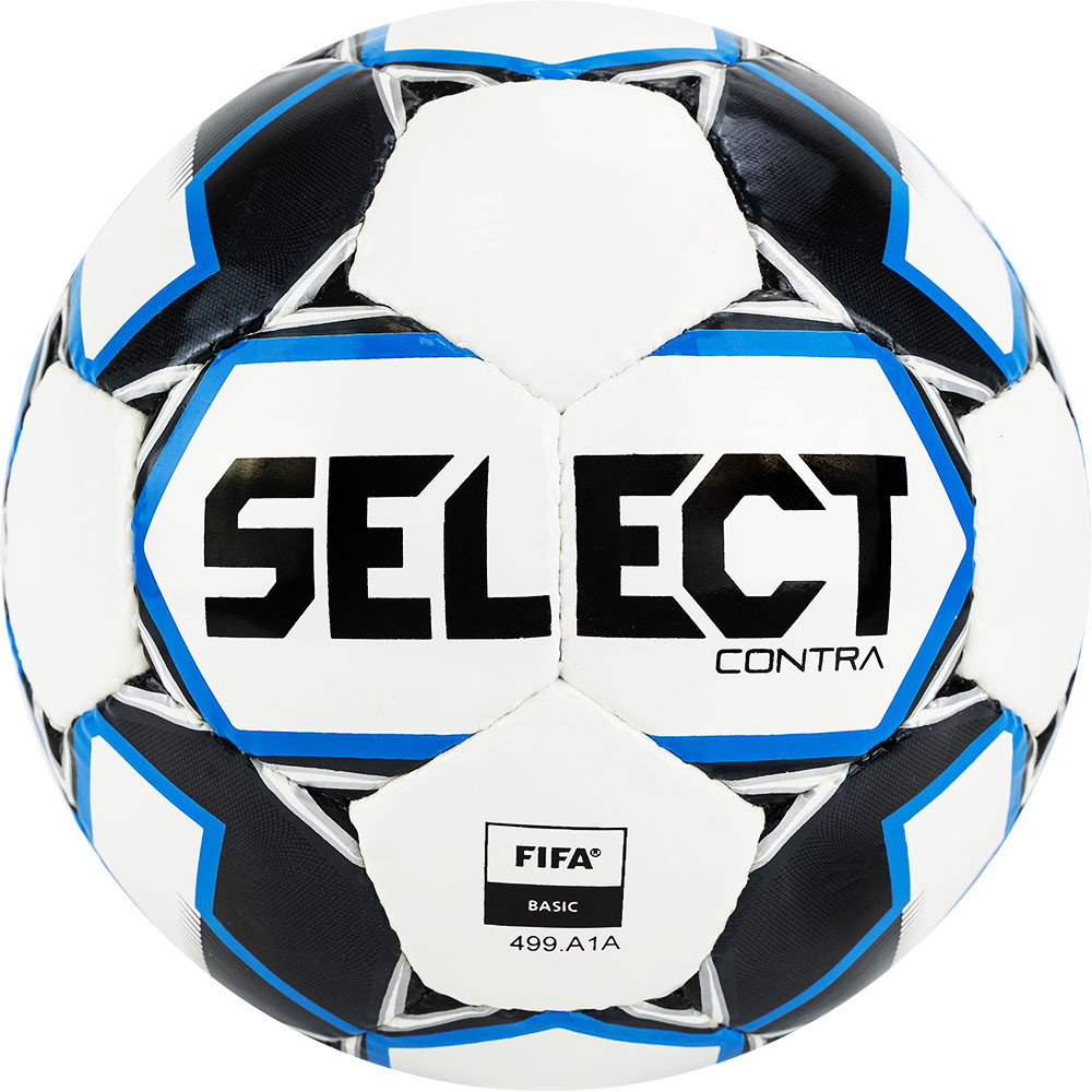 Футбольный мяч Select CONTRA 4 FIFA BASIC 812310-103 арт.812310-103 (размер  № 4, Белый, Черно-синий) в Москве и Санкт-Петербурге. Доставка по всей  России.