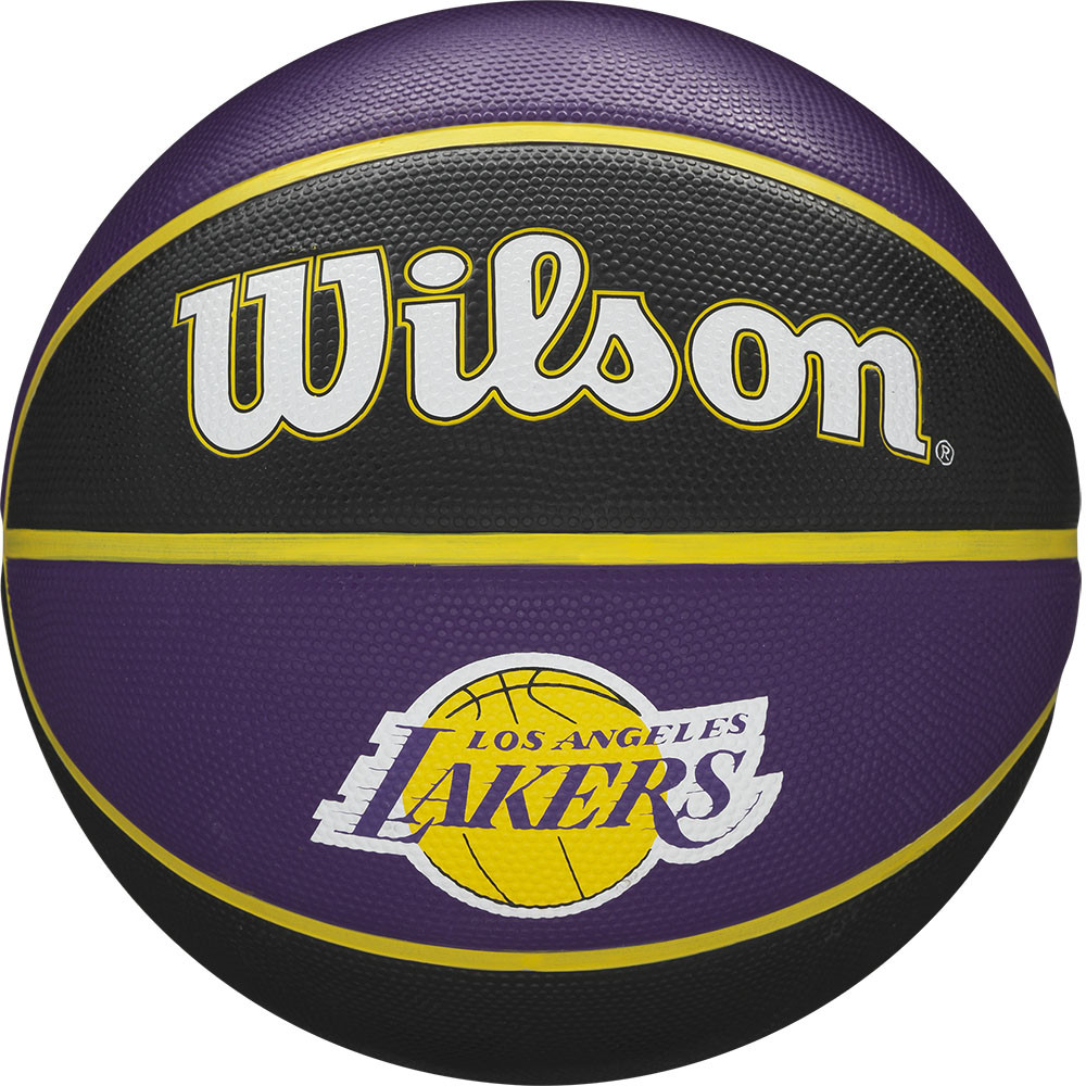 Баскетбольный мяч WILSON NBA TEAM TRIBUTE LA LAKERS 7 WTB1300XBLAL  арт.WTB1300XBLAL (размер № 7, Фиолетовый, Черно-желтый) в Москве и  Санкт-Петербурге. Доставка по всей России.