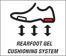 Rearfoot GEL® Cushioning System (GEL® в пятке)