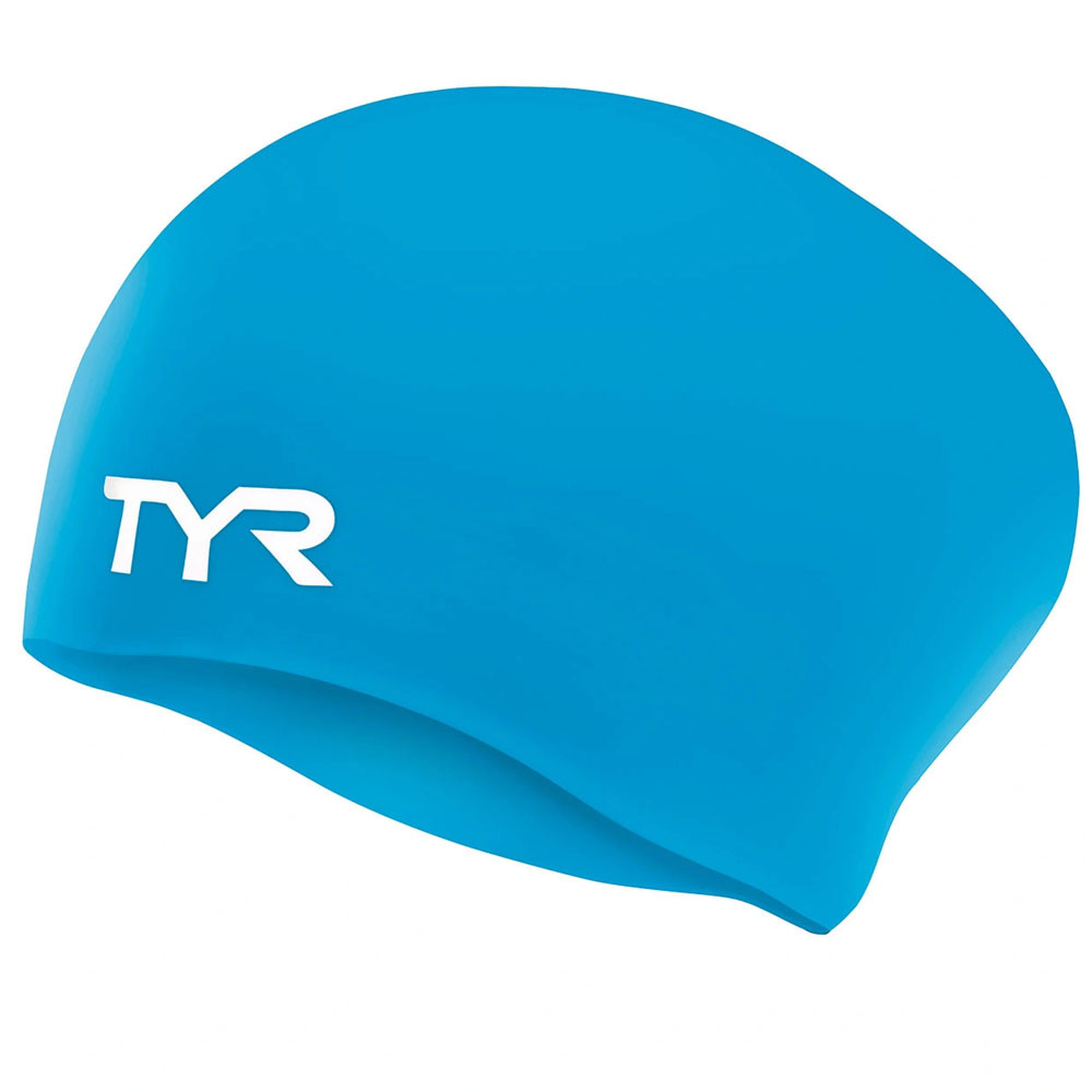 Шапочка для плавания TYR Long Hair Wrinkle-Free Silicone Cap Jr LCSJRL-420