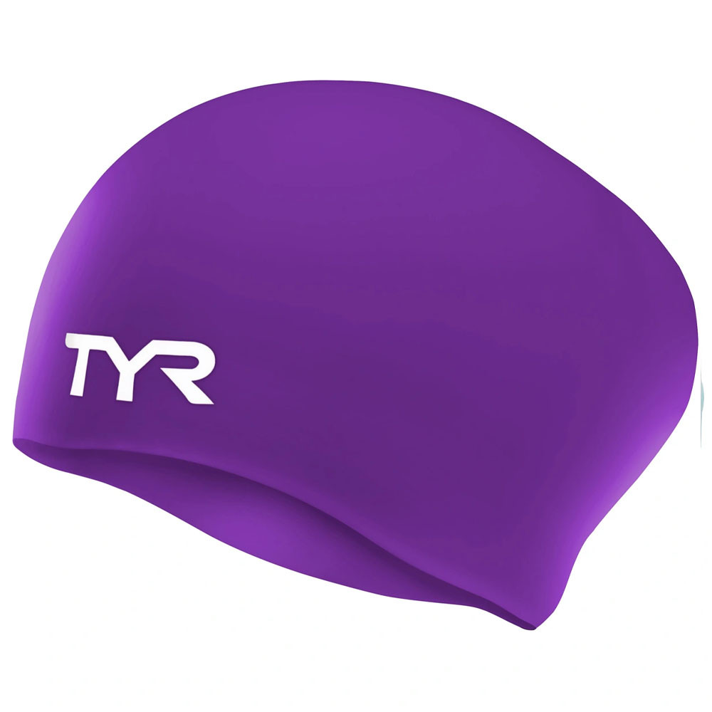 Шапочка для плавания TYR Long Hair Wrinkle-Free Silicone Cap LCSL-510