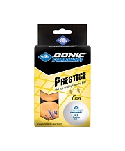 Мяч для настольного тенниса Donic-Schildkrot 2* Prestige, 6 шт., оранжевый