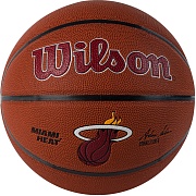 Баскетбольный мяч WILSON NBA Mia Heat WTB3100XBMIA 7