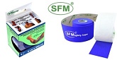 Кинезио тейп SFM-Plaster 5x500 синий 4036534830055 с логотипом