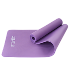Коврик для йоги и фитнеса Starfit FM-301, NBR, 183x61x1,0 см, фиолетовый пастель