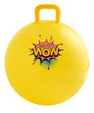 Мяч-попрыгун с ручкой Starfit GB-411 антивзрыв, 650 гр, желтый, 55 см