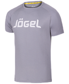 Футболка тренировочная детская Jogel JTT-1041-081, полиэстер, серый/белый