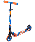 Самокат 2-колесный Ridex Flow 125 мм, синий/оранжевый