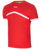 Футболка тренировочная Jogel JCT-1040-021, хлопок, красный/белый