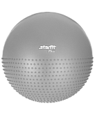 Мяч гимнастический полумассажный Starfit GB-201 75см, антивзрыв, серый