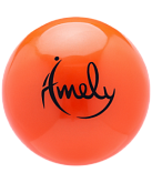 Мяч для художественной гимнастики Amely AGB-201, 19 см, оранжевый