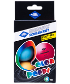 Мяч для настольного тенниса Donic-Schildkrot Colour Popps Poly, 6 шт.