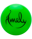 Мяч для художественной гимнастики Amely AGB-301 15 см, зеленый