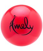 Мяч для художественной гимнастики Amely AGB-201, 15 см, красный