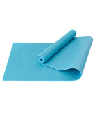 Коврик для йоги и фитнеса Starfit FM-101, PVC, 183x61x0,6 см, синий пастель