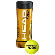 Мяч для большого тенниса Head TOUR 3B 570703 НЕГЕРМЕТИЧНАЯ УПАКОВКА