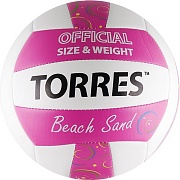 Мяч для пляжного волейбола Torres BEACH SAND PINK