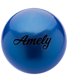 Мяч для художественной гимнастики Amely AGB-101, 19 см, синий
