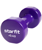 Гантель виниловая Starfit Core DB-101, 4 кг, фиолетовый