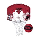Набор для игры в мини-баскетбол Wilson NBA Team Mini Hoop Chicago WTBA1302CHI