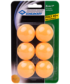 Мяч для настольного тенниса Donic-Schildkrot 1* Elite, оранжевый, 6 шт.