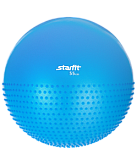 Мяч гимнастический полумассажный STARFIT GB-201 55см, антивзрыв, синий
