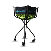 Корзина для теннисных мячей DIADEM Ball Cart, CART-150, на 150 мячей, металл, полиэстер, черная